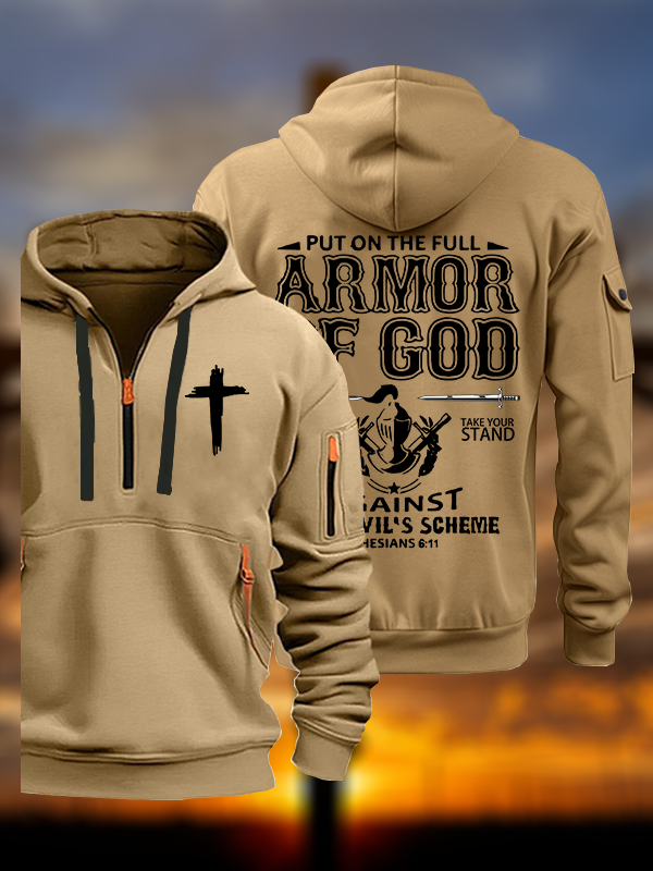 Armor of God Jesus God Christian Zipper Hoodies