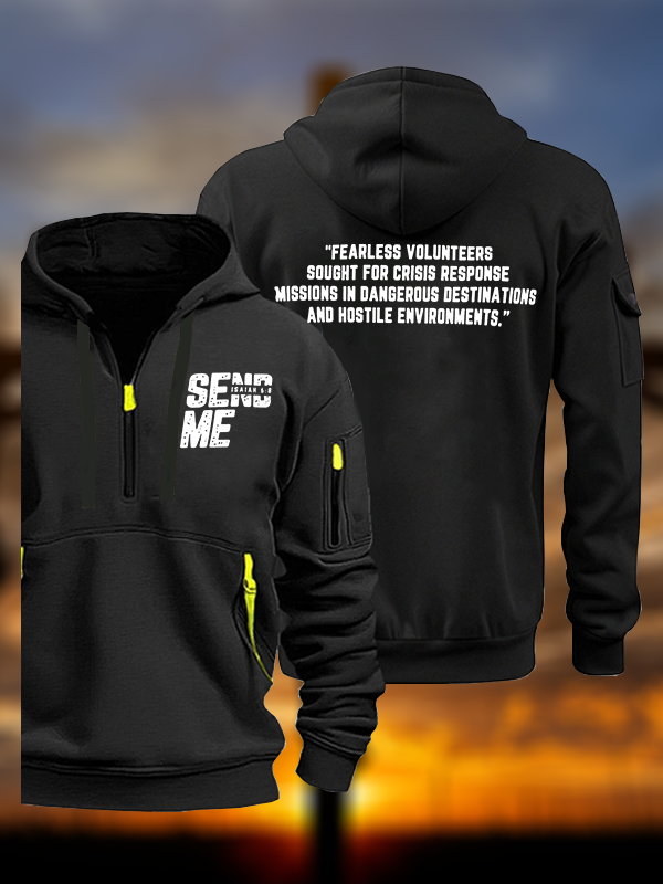 SEND ME - Isaiah 6:8  Jesus God Christian Zipper Hoodies