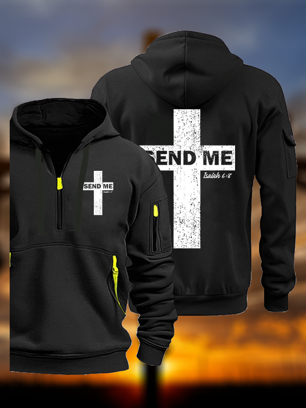 Send Me Isaiah 6:8 Jesus God Christian Zipper Hoodies