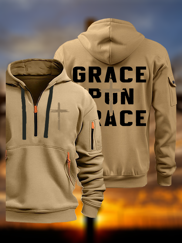 Grace Upon Grace  Jesus God Christian Zipper Hoodies