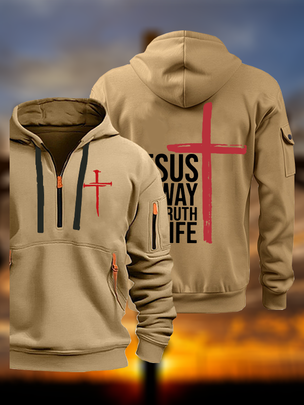 Jesus The Way Truth Life Jesus God Christian Zipper Hoodies
