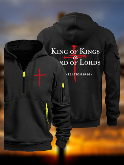 King of kings & Lord of Lords Jesus God Christian Zipper Hoodies