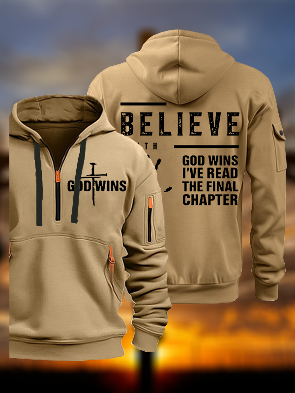 God Wins Jesus God Christian Zipper Hoodies