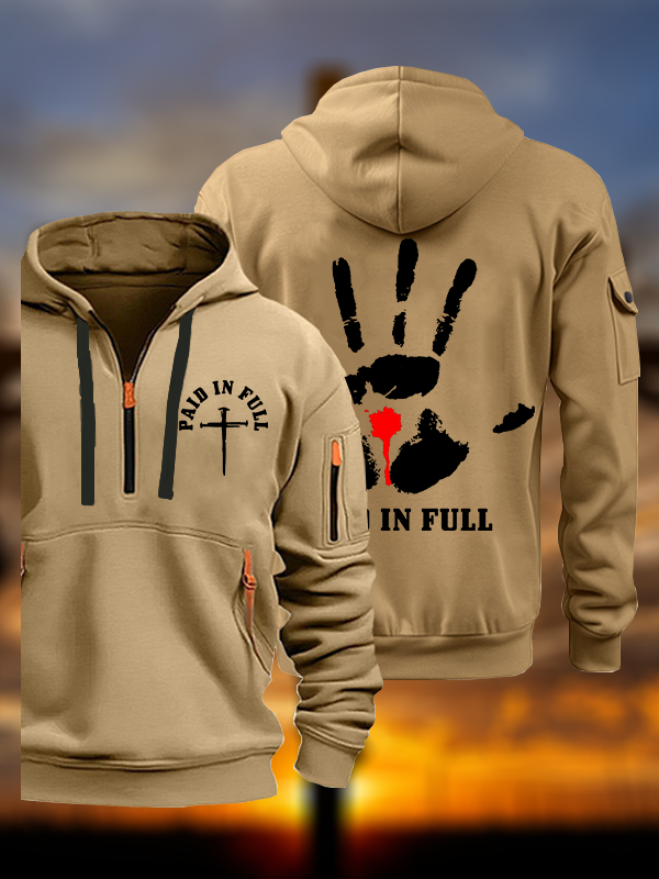 Paid In Full Jesus God Christian Zipper Hoodies