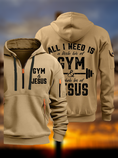Gym and Jesus Jesus God Christian Zipper Hoodies