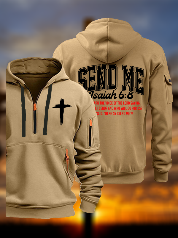 Send Me Isaiah 6:8 Jesus God Christian Zipper Hoodies