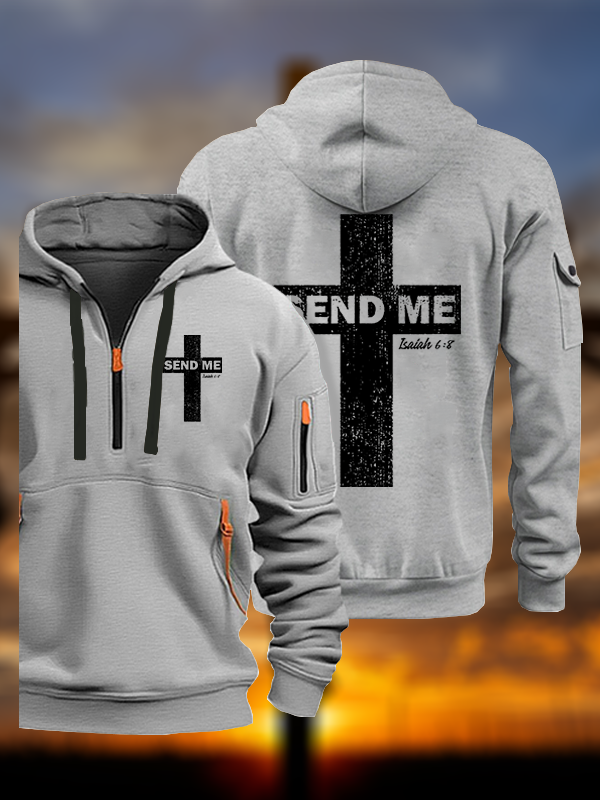 Send Me Isaiah 6:8 Jesus God Christian Zipper Hoodies
