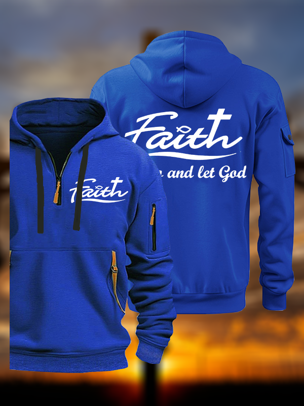  Let Go And Let God Jesus God Christian Zipper Hoodies