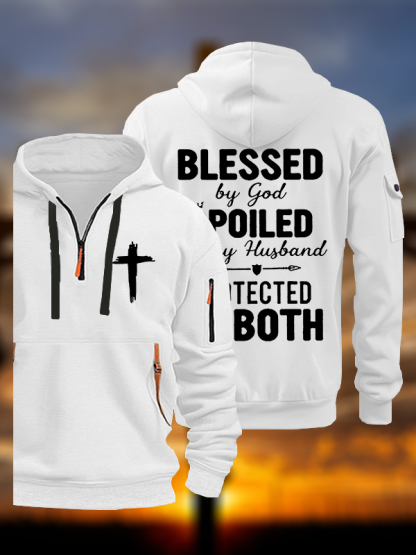 God Bless Jesus God Christian Zipper Hoodies
