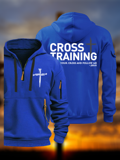Cross Training Jesus God Christian Zipper Hoodies