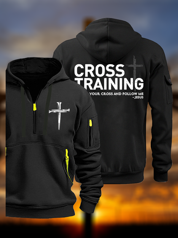 Cross Training Jesus God Christian Zipper Hoodies