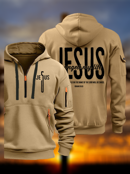 Jesus Changed My Life Jesus God Christian Zipper Hoodies