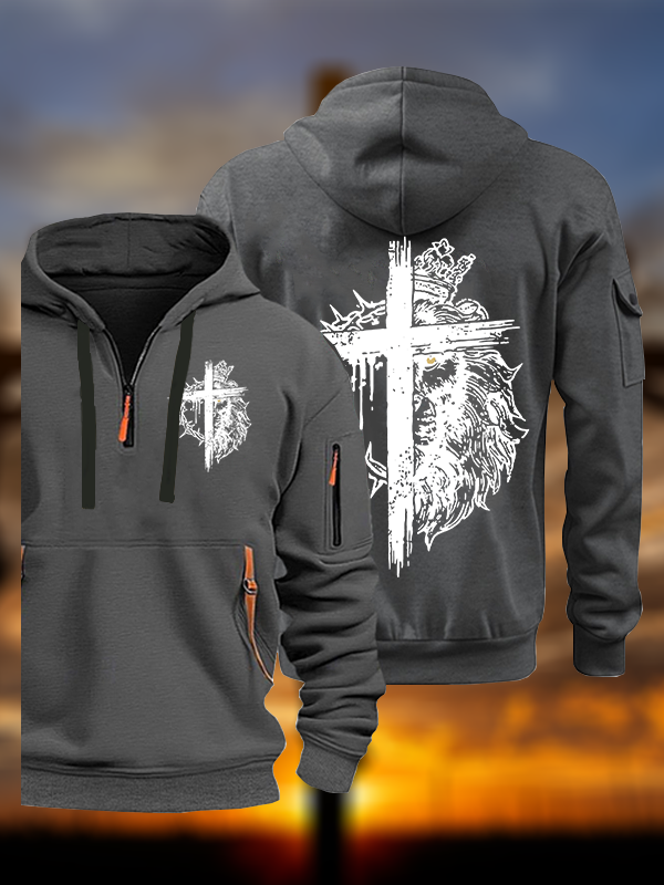 Lion of Judah Jesus God Christian Zipper Hoodies