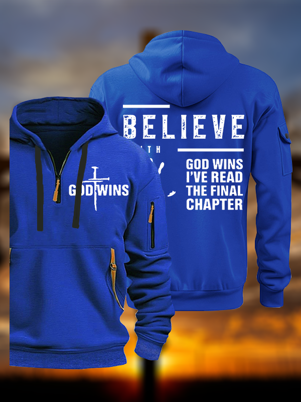 God Wins Jesus God Christian Zipper Hoodies