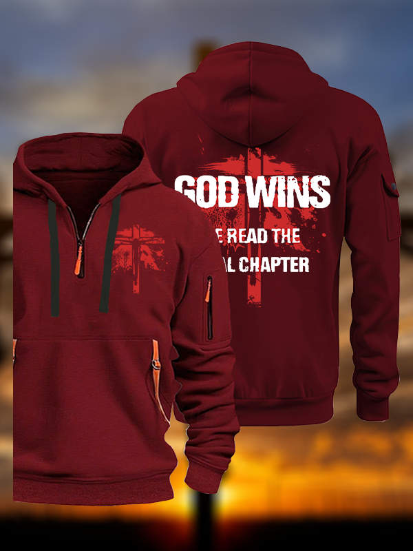 God Wins Jesus God Christian Zipper Hoodies