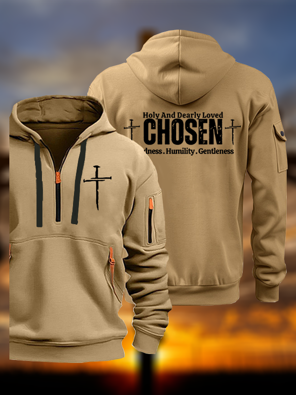 Chosen Jesus God Christian Zipper Hoodies