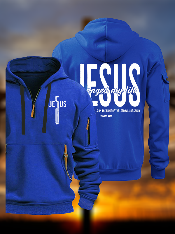 Jesus Changed My Life Jesus God Christian Zipper Hoodies