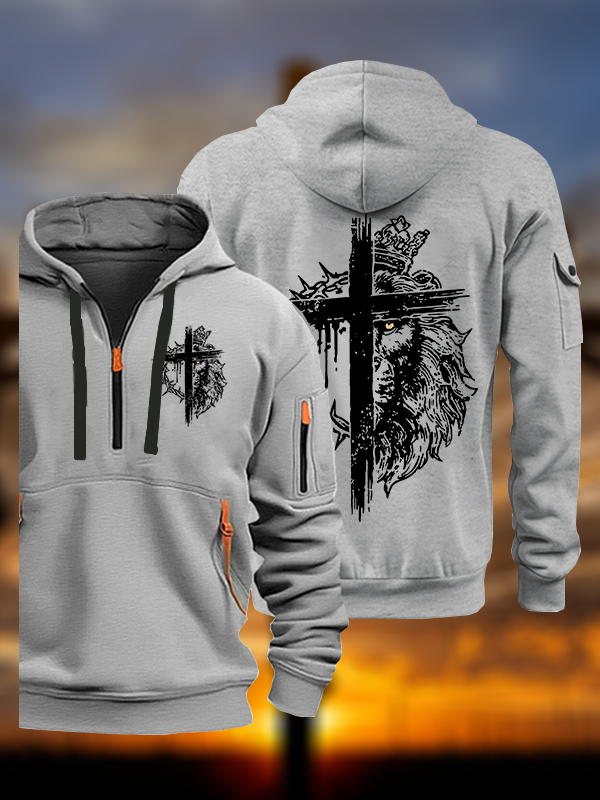 Lion of Judah Jesus God Christian Zipper Hoodies