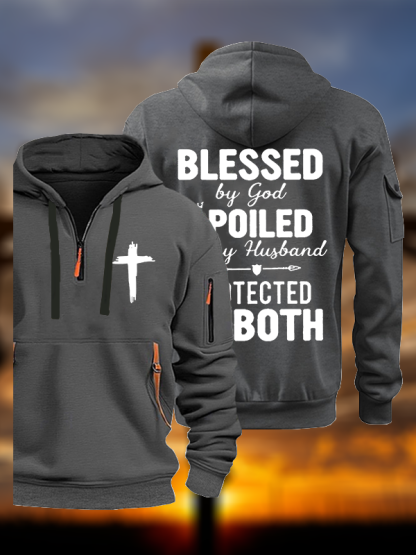 God Bless Jesus God Christian Zipper Hoodies