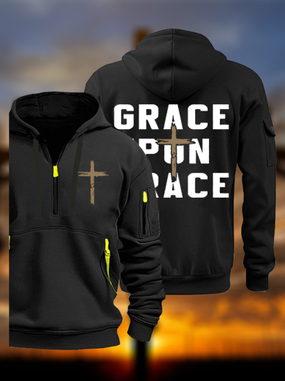 Grace Upon Grace  Jesus God Christian Zipper Hoodies