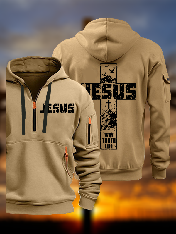 The Way, The Truth, The Life Jesus God Christian Zipper Hoodies