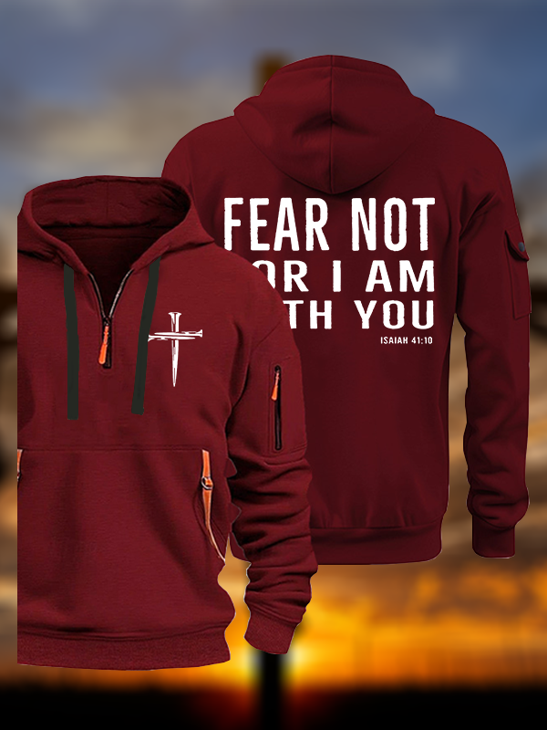 Fear Not  Jesus God Christian Zipper Hoodies