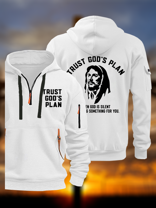 Trust God's Plan Jesus God Christian Zipper Hoodies