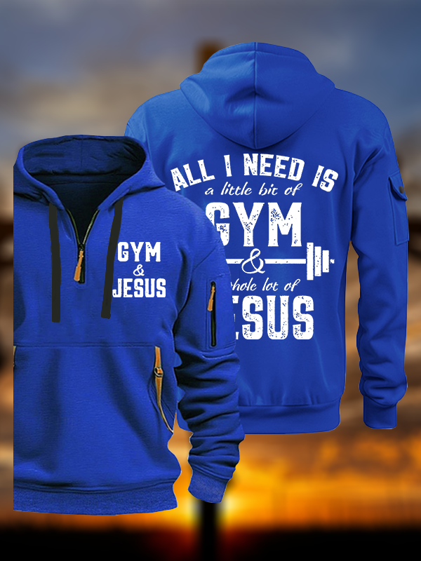 Gym and Jesus Jesus God Christian Zipper Hoodies