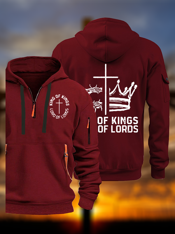 King Of Kings Lord Of Lords  Jesus God Christian Zipper Hoodies