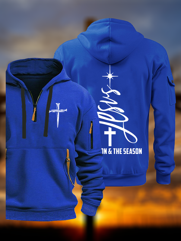 The Reason & The Season Jesus God Christian Zipper Hoodies