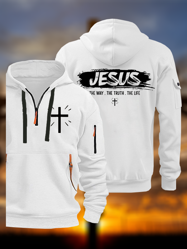 Jesus The Way The Truth The Life Jesus God Christian Zipper Hoodies