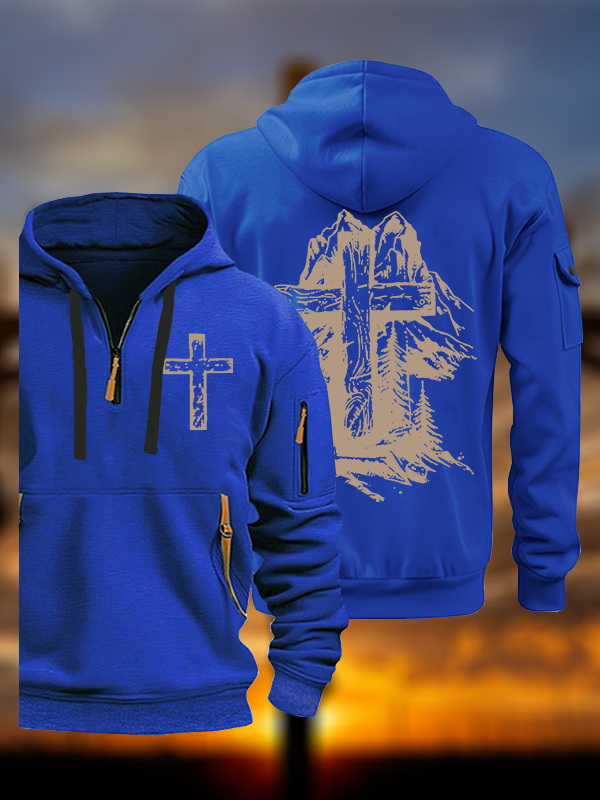 Faith Over Mountains Jesus God Christian Zipper Hoodies