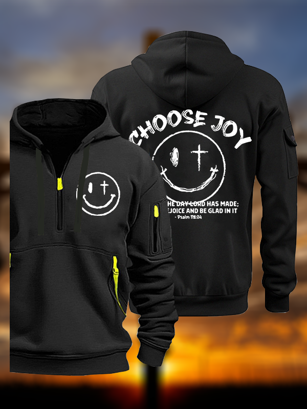 Choose Joy Jesus God Christian Zipper Hoodies