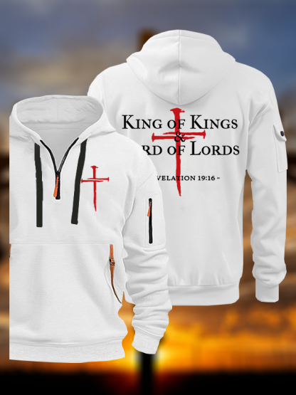 King of kings & Lord of Lords Jesus God Christian Zipper Hoodies