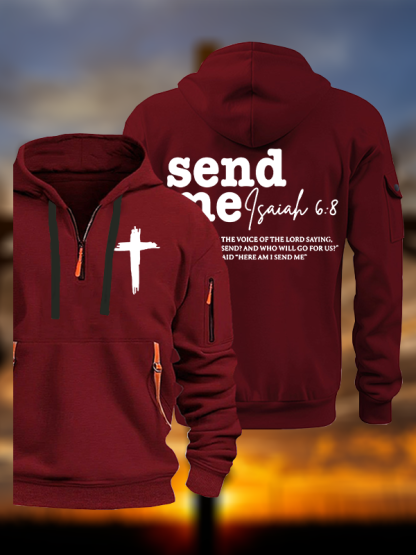  Send Me Jesus God Christian Zipper Hoodies
