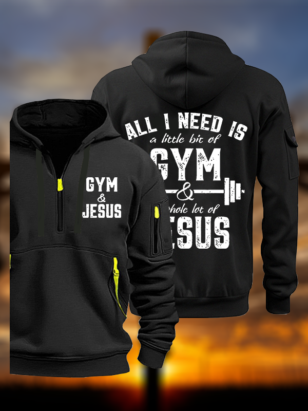Gym and Jesus Jesus God Christian Zipper Hoodies