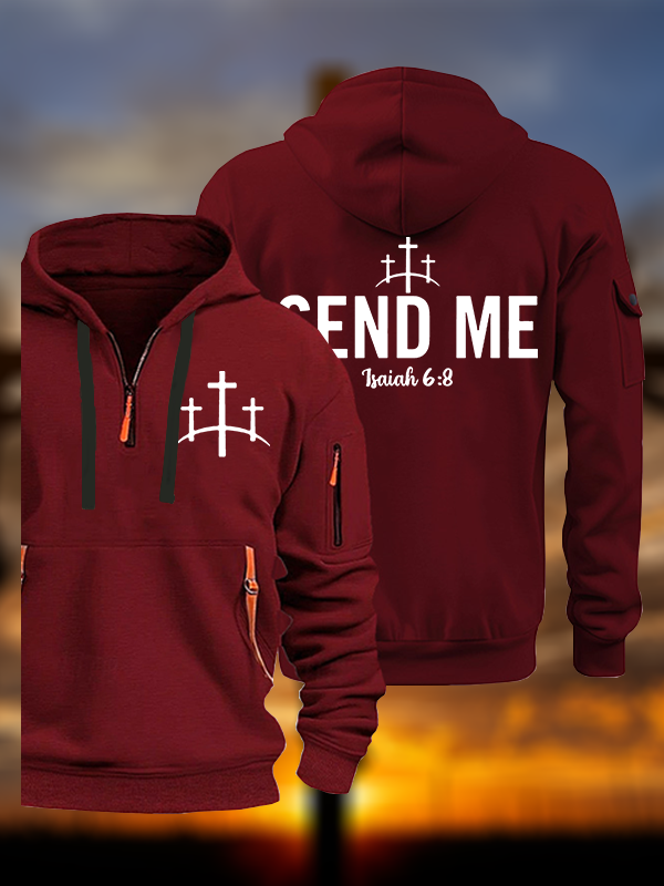 Send Me Jesus God Christian Zipper Hoodies