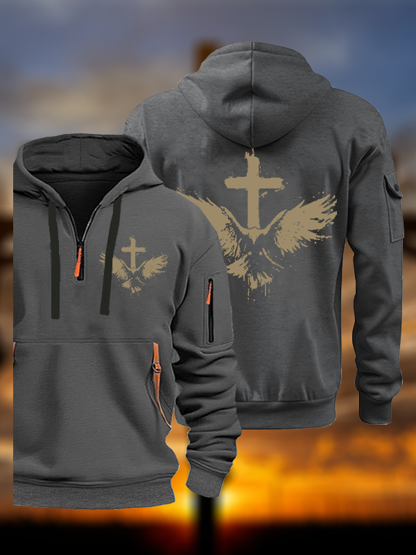 The Jesus Eagle  Jesus God Christian Zipper Hoodies
