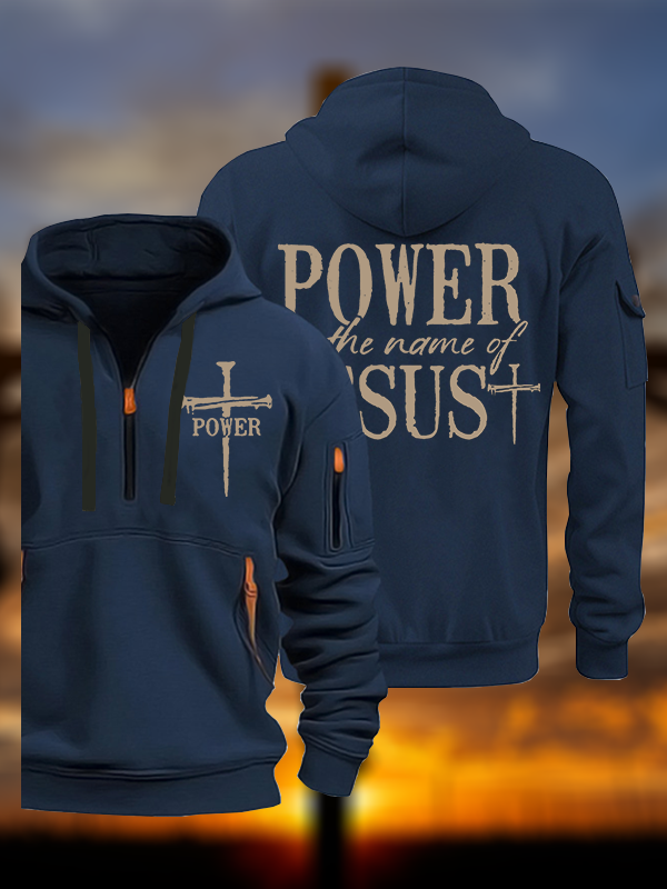 Power In The Name of Jesus Jesus God Christian Zipper Hoodies