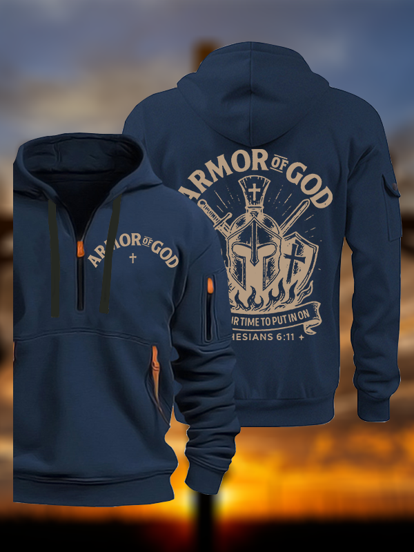 Armor Of God Jesus God Christian Zipper Hoodies