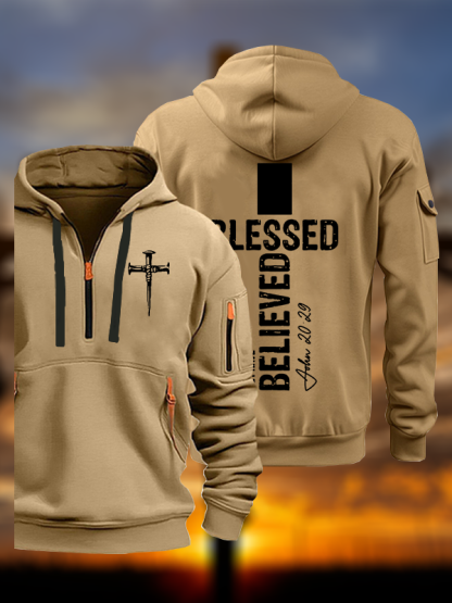 Blessed Jesus God Christian Zipper Hoodies