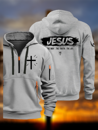 Jesus The Way The Truth The Life Jesus God Christian Zipper Hoodies