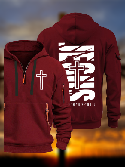 Jesus The Way The Truth The Life Jesus God Christian Zipper Hoodies