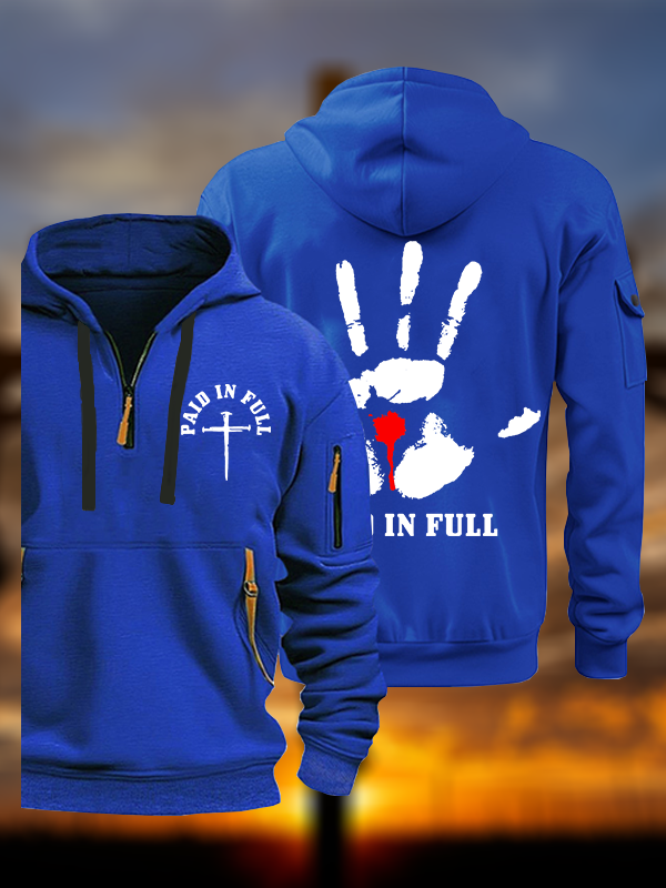 Paid In Full Jesus God Christian Zipper Hoodies