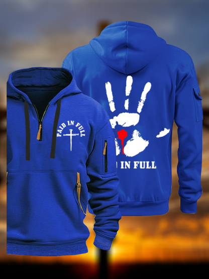 Paid In Full Jesus God Christian Zipper Hoodies