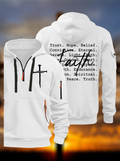 Faith Jesus God Christian Zipper Hoodies