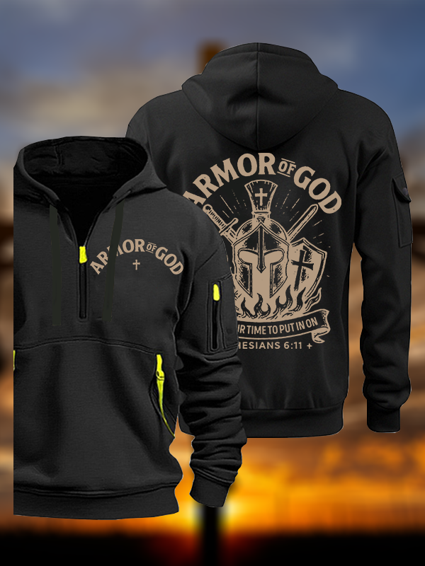 Armor Of God Jesus God Christian Zipper Hoodies