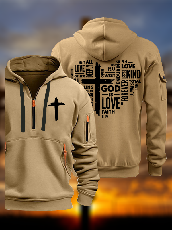 God is Love Jesus God Christian Zipper Hoodies