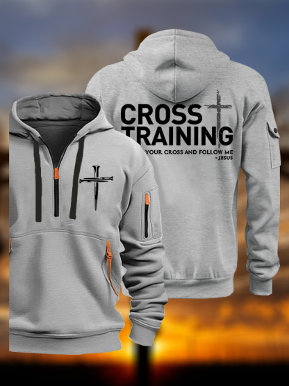 Cross Training Jesus God Christian Zipper Hoodies