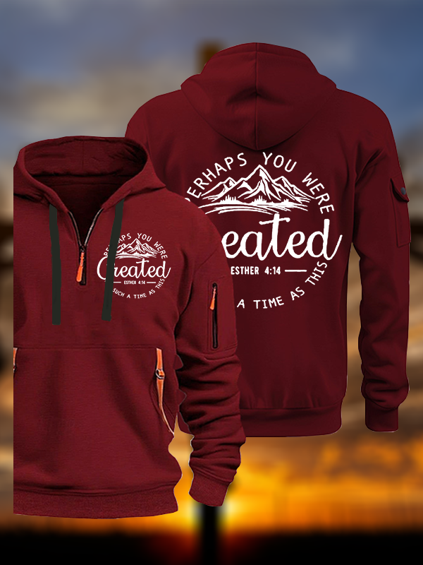 Perhaps You Were Created For Such A Time As This Jesus God Christian Zipper Hoodies